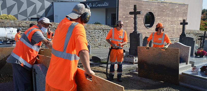 engazonnement cimetiere